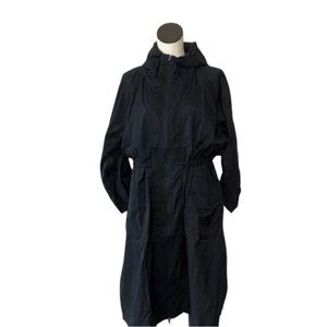 Athleta Black Trench Coat